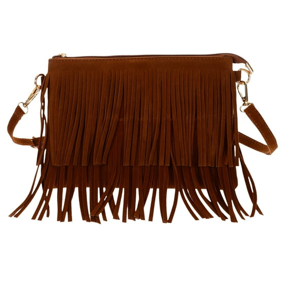 Parvistic Fringe Purse Fringe Shoulder Bag Vintage Tassel Crossbody Bag Women Crossbody Bag