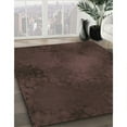 thumbnail image 3 of Ahgly Company Machine Washable Indoor Square Transitional Burgundy Brown Area Rugs, 3' Square, 3 of 7