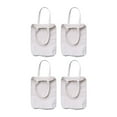 thumbnail image 1 of Phenofice 4 Pcs Sacs d'Épicerie Réutilisables pour Projets DIY Amateurs de DIY Plage, 1 of 8
