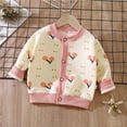 thumbnail image 1 of Abrigo de punto para niños de otoño e invierno, cárdigan cálido para niños y niñas, suéter exterior grueso, 1 of 6