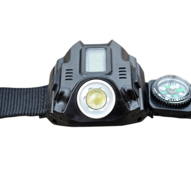 LED muñeca USB linterna antorcha recargable al aire libre camping impermeable lámpara Hugtrwg Para estrenar
