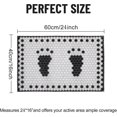 thumbnail image 2 of KAIYANG Alfombrilla de ducha antideslizante, alfombrilla de ducha, alfombrilla de baño de lufa, alfombrilla de ducha de PVC, alfombrilla de baño antideslizante para ducha, 40 x 60 cm, 2 of 5