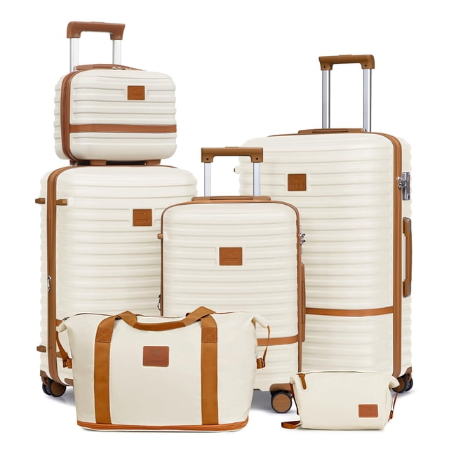 Juego de equipaje Joyway, maleta de 3 piezas con rueda giratoria en la parte trasera