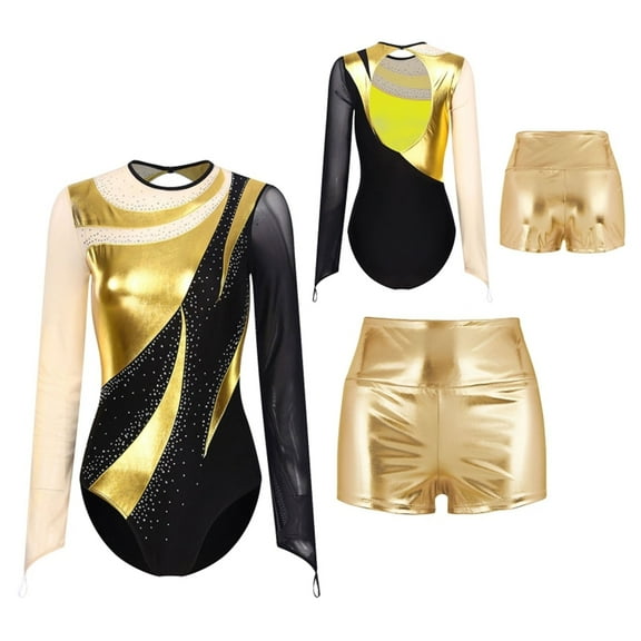 Competition Bodysuits For Women Modern Stage Dance Costume Performance Wear Leotards Gymnastics Clothing