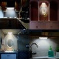 thumbnail image 2 of 2-Pack LED Closet Lights, 6-LED Motion Sensor Under Cabinet Light Battery Operated LED 90° Rotation Portable Night Lamp Bar for Closet, Cupboard, Kitchen, Pantry Stair, Garage, 2 of 9