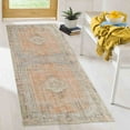 thumbnail image 3 of Orange Rugs, Muted Rugs, Medallion Rug, Boho Rug, Turkish Rug, Living Room Rug, Large Rug, Corridor Rug, Non-Slip Carpet, Salon Rug, 2.6'x4' - 80x120 cm, 3 of 8
