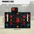 thumbnail image 7 of Uorisanigo Floral Ladybug Golf Cart Seat Covers Universal Golf Cart Seat Towel Blanket Thick Seat Cushions Fits for EZGO, Club Car, Yamaha and More, Easy to Install & Storage, 7 of 7