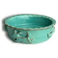 thumbnail image 2 of Carmel Ceramica PDSA3001&nbsp;Dog Food/Water Bowl, Aqua/Green, Small, 2 of 2