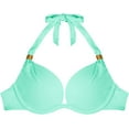 thumbnail image 5 of Women's Smart and Sexy SA1005 Swim Secret The Hottie Halter Bikini Swim Top (Mint Chip 36B), 5 of 7