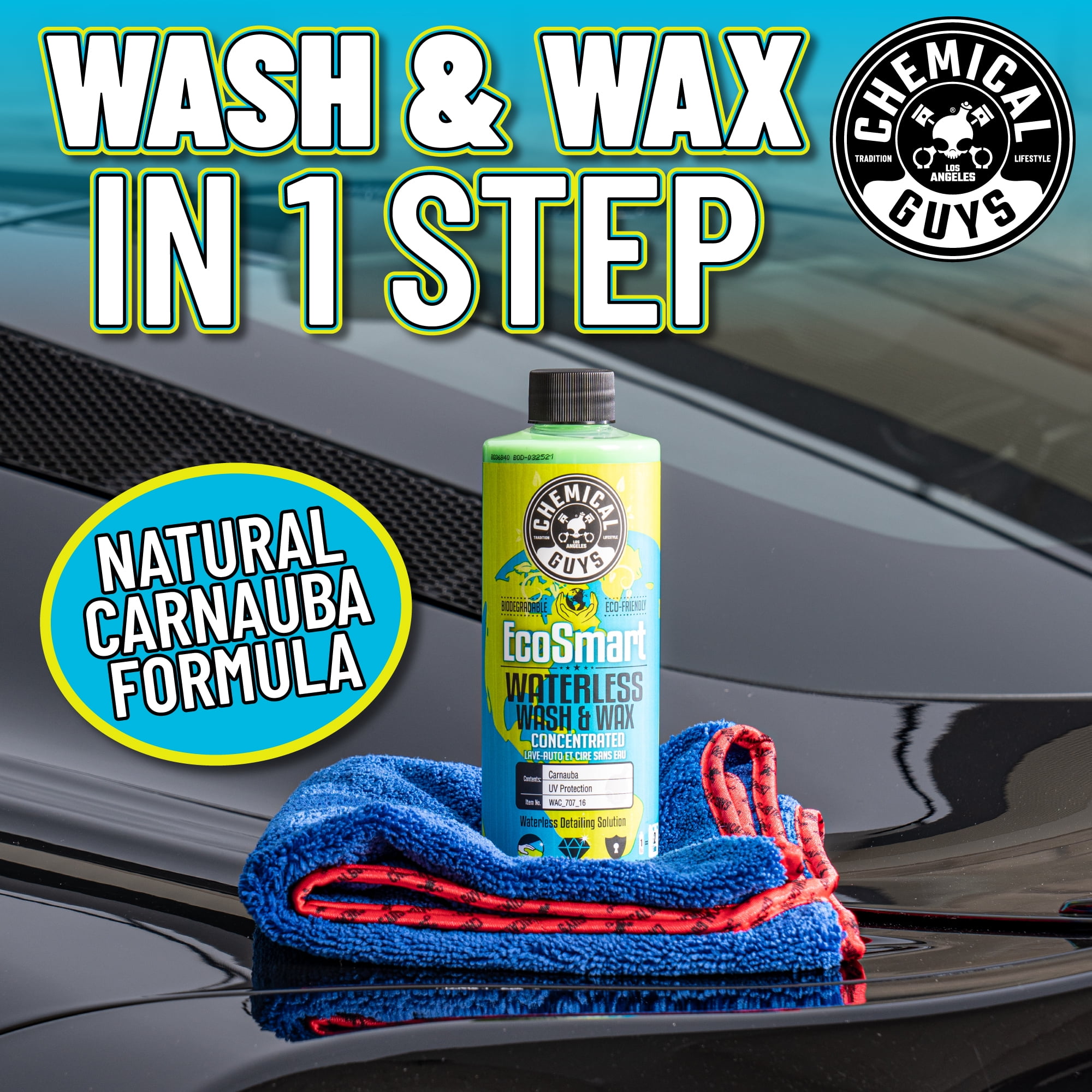 Chemical Guys Eco Friendly Car Wash/Wax Kit hits  low at $34 (Reg.  $50)