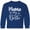 Royal Blue, variant on Inktastic Mama Is My Bestie Long Sleeve Youth T-Shirt