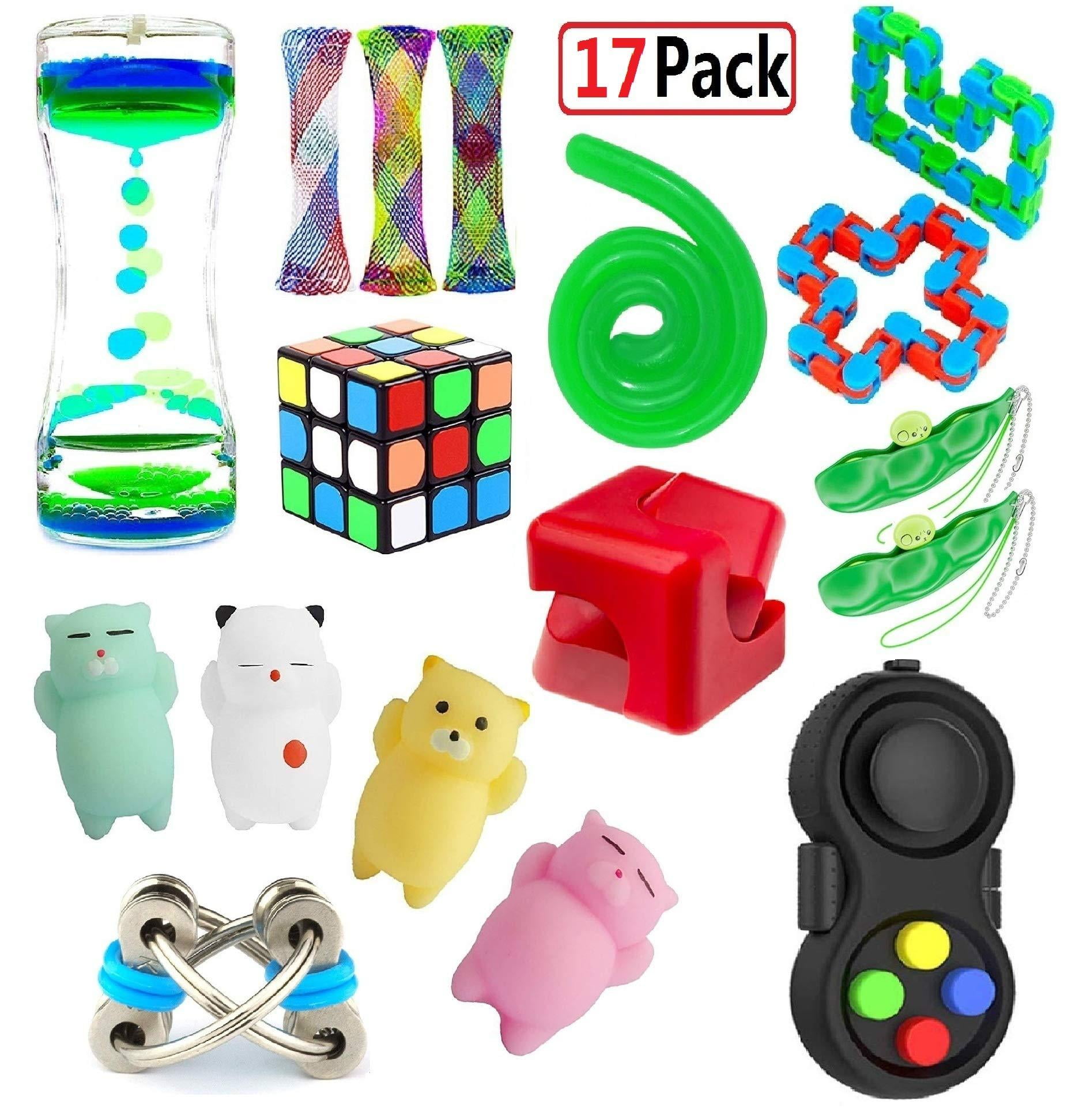 Details about   12 Pack Fidget Toy Set Sensory Tools Bundle SENS Autism Stress Relief Hand Toys