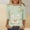 Multicolor, variant on HOMBOM 3/4 Sleeve Tops for Women Summer Easter T-Shirts Bunny Print Casual Crew Neck Young Womans Graphic Tees