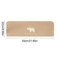 thumbnail image 3 of Hyknon Stair Treads for Wooden Steps 22X8.7" Non-Slip Polar Bear Carpet Mat Lighted Washable Khaki Stair Rugs Decorative Stair Runner for Indoor Safety, 3 of 6