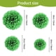 thumbnail image 3 of Conjunto de papel Verde Injueey de 7.8 pulgadas para fiesta de cumpleaños pompones de papel, 3 of 6