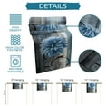 thumbnail image 6 of Dahlia Oil Painting Abstract Texture Plant Flower Blue Table Runner Home Wedding Table Mat Centerpieces Decor Dining Tablecloth, 6 of 6