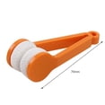 thumbnail image 4 of Limpiador De Anteojos Mini cepillo para anteojos de dos lados Toallitas para anteojos Frotador para limpieza de anteojos naranja Sywqhk Libre de BPA, 4 of 4