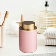 TUMALL Soap Dispenser Empty Shampoo Bottles Refillable DishPink