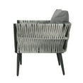 thumbnail image 4 of Webber Outdoor Wicker Club Chairs, Set of 2, Ligh Gray and Dark Gray, 4 of 6