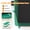 Green 94, variant on 8x14FT Outdoor Square Trampoline for Kids Adults Long Rectangular Tumbling Trampoline with Enclosure Net and Ladder, Green Steel Frame