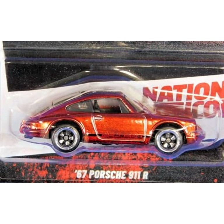 Hot Wheels National Icons '67 Porsche 911 R Diecast Car (Metallic