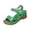 Army Green, variant on Womens Orthopedic Wedge Sandals Dressy Cork Wedges Heels Summer Platform Sandals with Arch Support Adjustable Ankle Strap Open Toe Slides Sandals Comfortable Wide Width Walking Beach Shoes