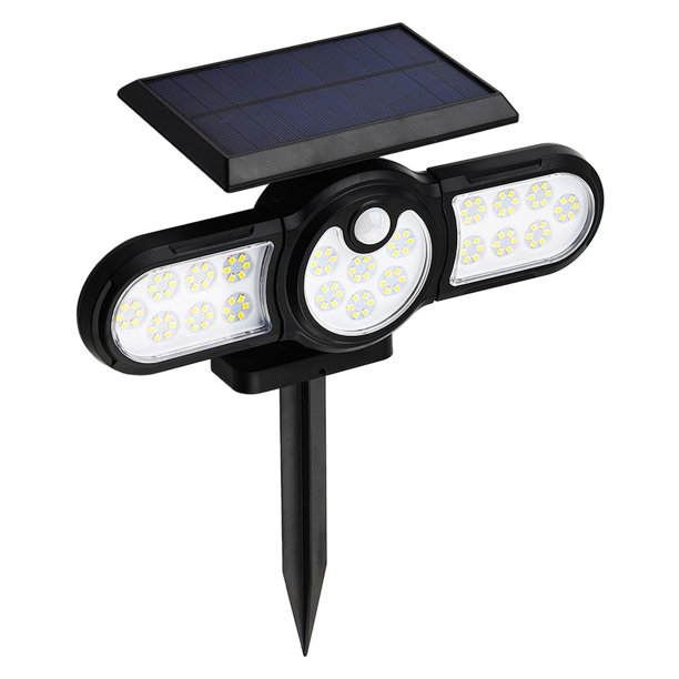 Luces De Pared Solares Lámparas De Pared Solares A Prueba De Agua Luces Solares A Prueba De Agua De Acero Inoxidable Luces Solares Al Aire Libre Brillantes Con Sensor De Movimiento Para Jardín Serendint HA021887-00