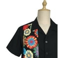 thumbnail image 5 of Men's Short Sleeve Contrast Pattern Printed Personalized Shirts, 5 of 6