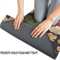 thumbnail image 3 of Pioneer Flower Floral Print Pattern Hot Yoga Mat Towel Non Slip for Hot Yoga - Quick-Drying Yoga Mat Cover with 4 Corner Pockets with Travel Bag - Hot Yoga Towel Non Slip 70"x26", 3 of 6