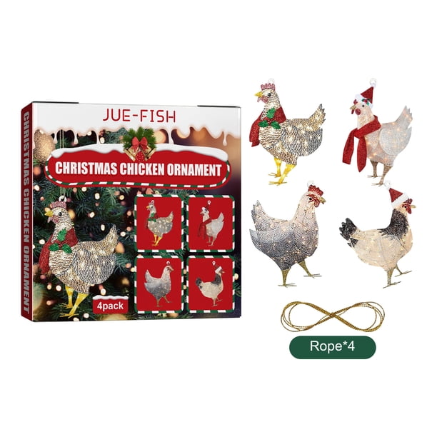 Decoraciones Para árbol De Navidad, Adorno De Gallo Para árbol De Navidad, Regalo De Veterano