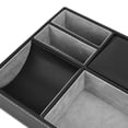 thumbnail image 4 of Caja de almacenamiento de escritorio de 25,5*18,5*5 cm-bandeja de almacenamiento de oficina de 5 rejillas MFZFUKR 2035324-1, 4 of 8