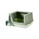 thumbnail image 5 of Caja de arena para gatos con bandeja inferior desmontable semicerrada con pala pulida L verde, 5 of 9
