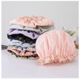thumbnail image 5 of Gorro de ducha para mujer gorro de ducha elástico gorro de ducha de doble capa para mujer impermeable elástico reutilizable banda elástica para, 5 of 5
