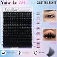 thumbnail image 3 of Extensiones de pestañas Yaiseiko Fluffy Lash Clusters 300D 12-25 mm, 3 of 7