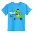 thumbnail image 4 of Gubotare Girls T Shirts Girls' Short Sleeve Shirts for Kids Crewneck Cute Casual Tee Blouse (Sky Blue,Size 11-12 Years), 4 of 4