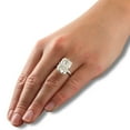 thumbnail image 5 of Pompeii Certified 11Ct Radiant Diamond Solitaire Engagement Ring 14k Gold/Pt Lab Grown, 5 of 7