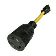 Parkworld 885460 Adapter Cord 5-15 Male Plug to Locking L14-20 Female Receptacle