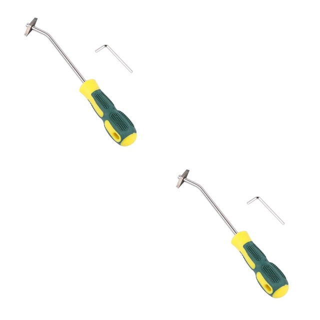 Scienceny Floor Cement Tile Grout Remover Steel Tools Removal Scraping Tiles Hand Cleaning Rhombus Wrench Drill Construction Tool 2piezas Scienceny CBP029412