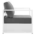 thumbnail image 4 of Modway Tahoe Ensemble de Patio en Aluminium 2 Pcs, Blanc Charbon, 4 of 5