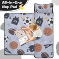 thumbnail image 4 of Baseball Football Pattern Toddler Nap Mats for Kids Preschool,Sleeping Mat Bag or Kids,Toddler Sleeping Bag,Toddler Nap Mat or Daycare, 4 of 6