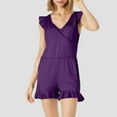 thumbnail image 2 of DGMIOCS Ensemble Bikini Taille Haute pour Femmes Ensemble Tankini pour Femmes Violet m, 2 of 6