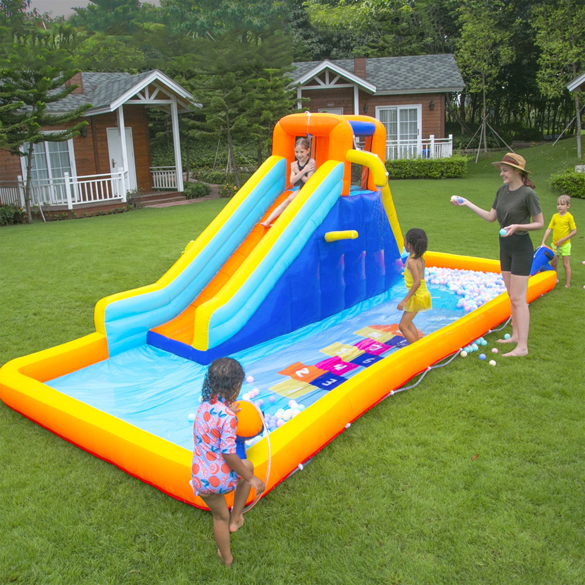 H2OGO! Bestway Wild Tide Kids Inflatable Water Park - Walmart.com