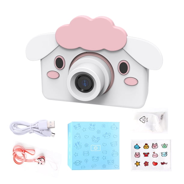 Juguete de cámara de dibujos animados para niños con cordón de carga USB para regalo de vacaciones para niños (oveja) Likrtyny Para estrenar