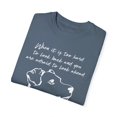 thumbnail image 3 of Yellow Labradors Enthusiasts Inspiring Quote Gift | Cute Dog's Loyalty Illustration Men Women Unisex Garment-Dyed T-shirt, 3 of 4