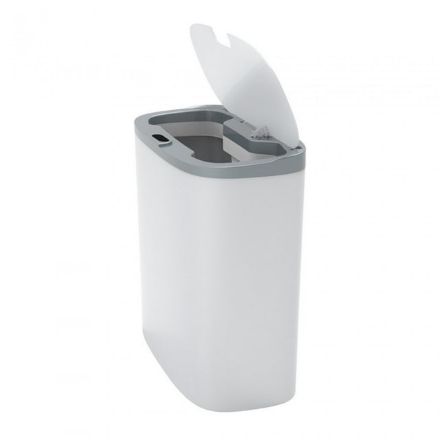 Automatic Trash Can, Bathroom Trash Cans with Lid, Touchless Waterproof Portable gray