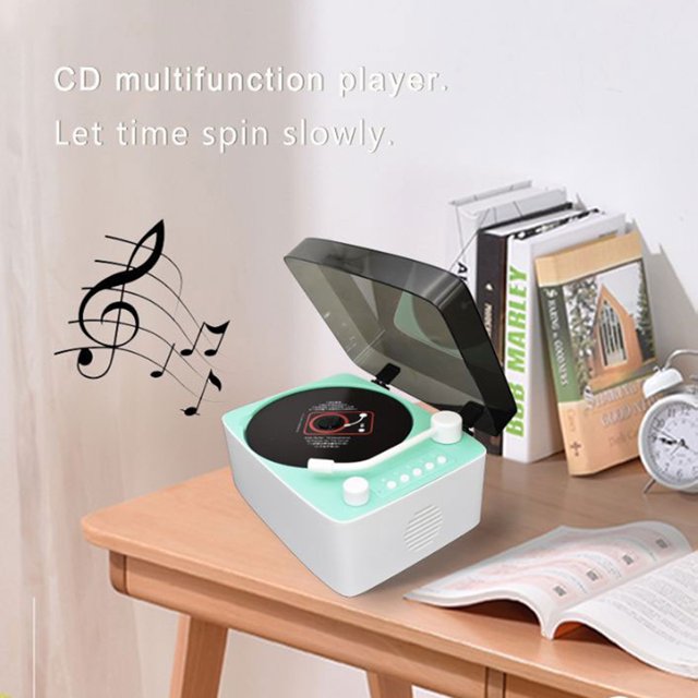 Reproductor de CD 5V 2A JShteea con altavoz incorporado USB control remoto Nuevo