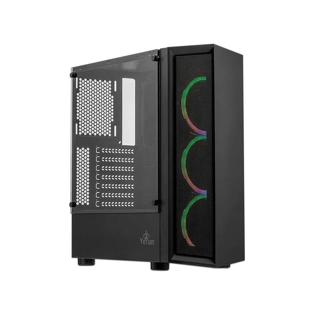 Gabinete Gamer Yeyian YCH-ATAB-01BK, Mid-Tower, ATX, Vidrio templado Yeyian YCH-ATAB-01BK