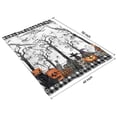 thumbnail image 4 of Halloween Night Scene Pattern Blanket,Comfortable Soft Flannel Throw Blanket,All Season,Warm Lightweight Blankets for Sofa Bed Couch Living Room Chair,40"x50", 4 of 4