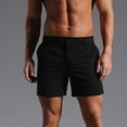 thumbnail image 6 of Aueoeo Men's Golf Dress Shorts Lightweight Casual Summer Loungewear Shorts Athletic Running Active Elastic Stretch Shorts, 6 of 7