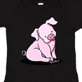 thumbnail image 4 of Inktastic Sitting Pig Boys or Girls Baby Bodysuit, 4 of 5